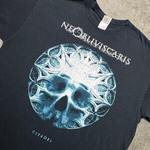 Ne Obliviscaris Citadel Band TShirt Mens XL Heavy Cotton Black Skull Graphic Tee